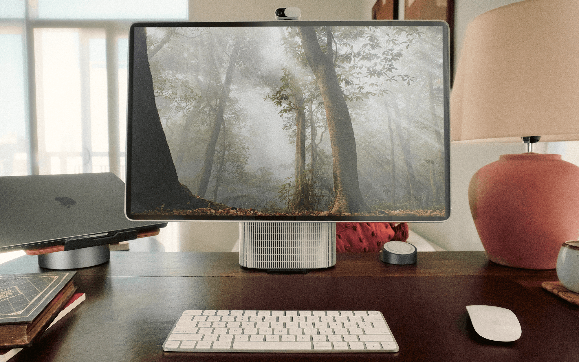 Designing Calm Into the Home Office: Gabriel Newton’s Home Display Setup - Remote Work Setup